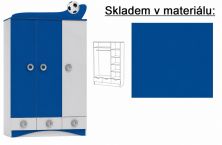 Skříň Football - 10 - modrá - SKLADEM