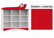 Komoda Football - 14 - červená - SKLADEM