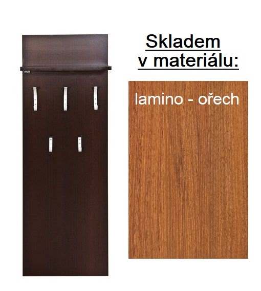 Věšák Omega - Ořech - SKLADEM