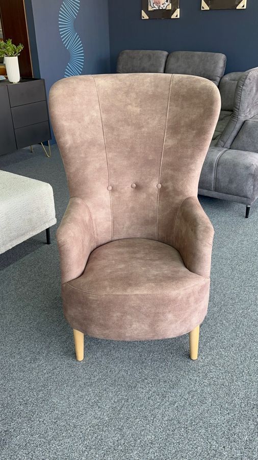 Křeslo Hawk - Palladium/Vintage carpet 77 - SKLADEM