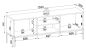 Tv stolek Sento Cashmere - RTV-154 - 1LED