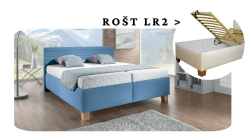 Postel Vivat s roštem LR2 - 180x200