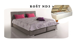 Postel Lusso s roštem ND3 - 180x200