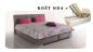 Postel Lusso s roštem ND4 - 180x200