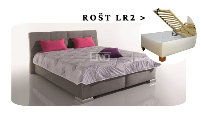 Postel Lusso s roštem LR2 - 160x200
