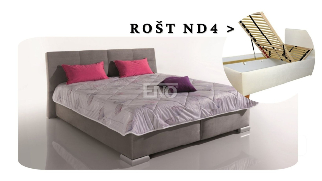 Postel Lusso s roštem ND4 - 160x200