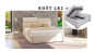 Postel Yoga a roštem LR2 - 160x200 s úložným prostorem
