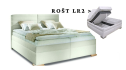 Postel Lucia a rošt LR2 - 200x200 s úložným prostorem