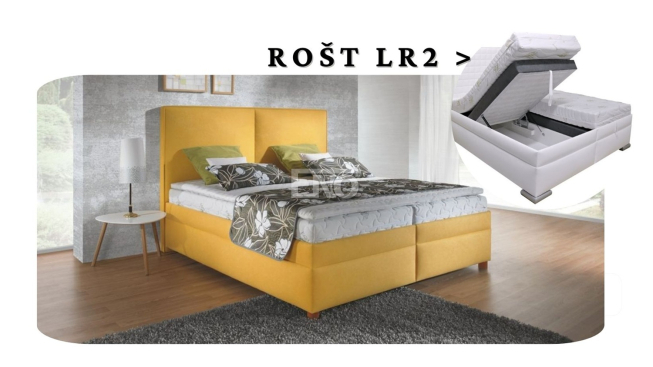 Postel Marco a rošt LR2 - 180x200 s úložným prostorem