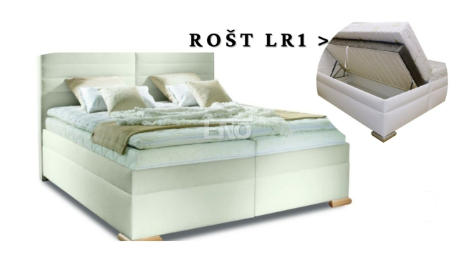 Postel Lucia a rošt LR1 - 160x200 s úložným prostorem
