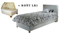 Postel Sono s krátkým čelem a roštem LR1 - 110x200 - Pravá