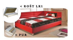Postel Elite s roštem LR1 a PUR - 140x200 - Pravá