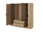 Skříň Kelly 4DRM s šatní tyčí