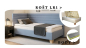 Postel Livia s čely, matrace BODY, rošt LR1 - 90x200 - LEVÁ