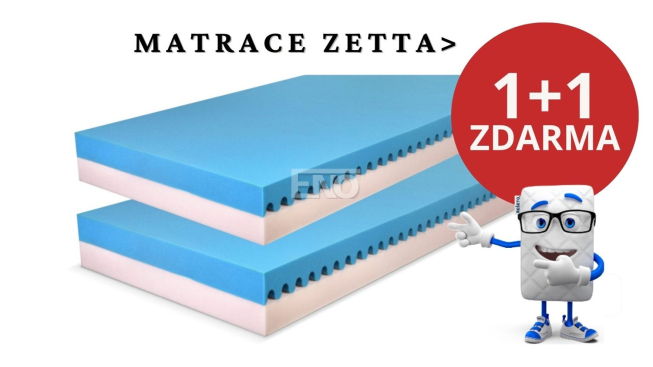 Matrace Zetta 20 plus 80x200 (1+1 zdarma)