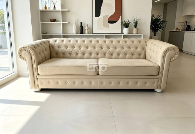 Pohovka Chesterfield - 3N - Skladem - 2B-Shell 12